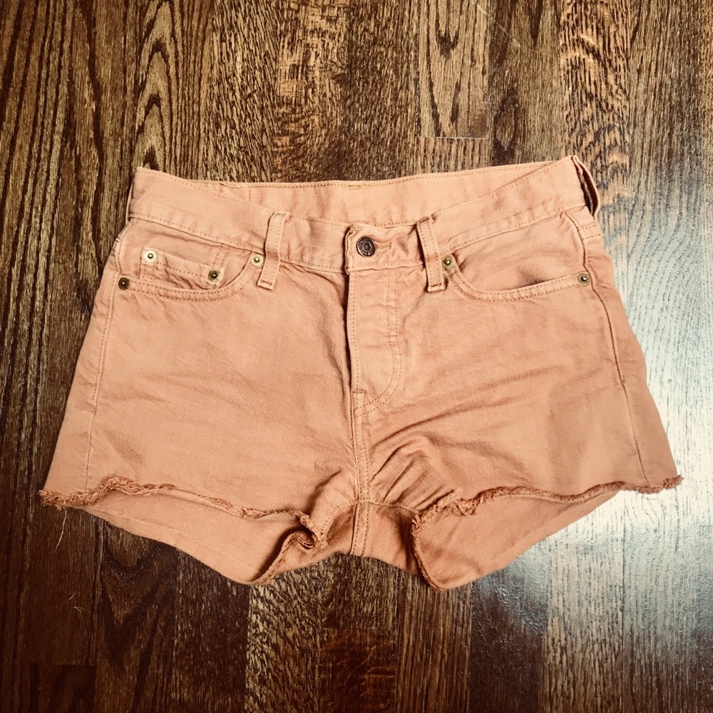Rust Colored Levis Shorts